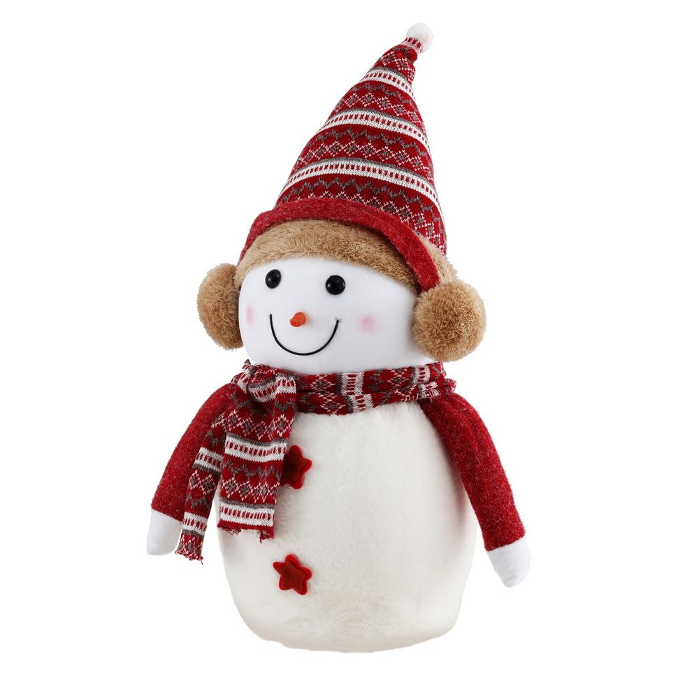 Jingle Jollys 60cm Christmas Snowman Decoration Handicraft Tabletop Ornaments