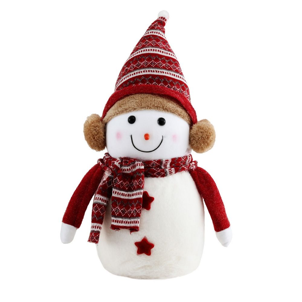 Jingle Jollys 60cm Christmas Snowman Decoration Handicraft Tabletop Ornaments