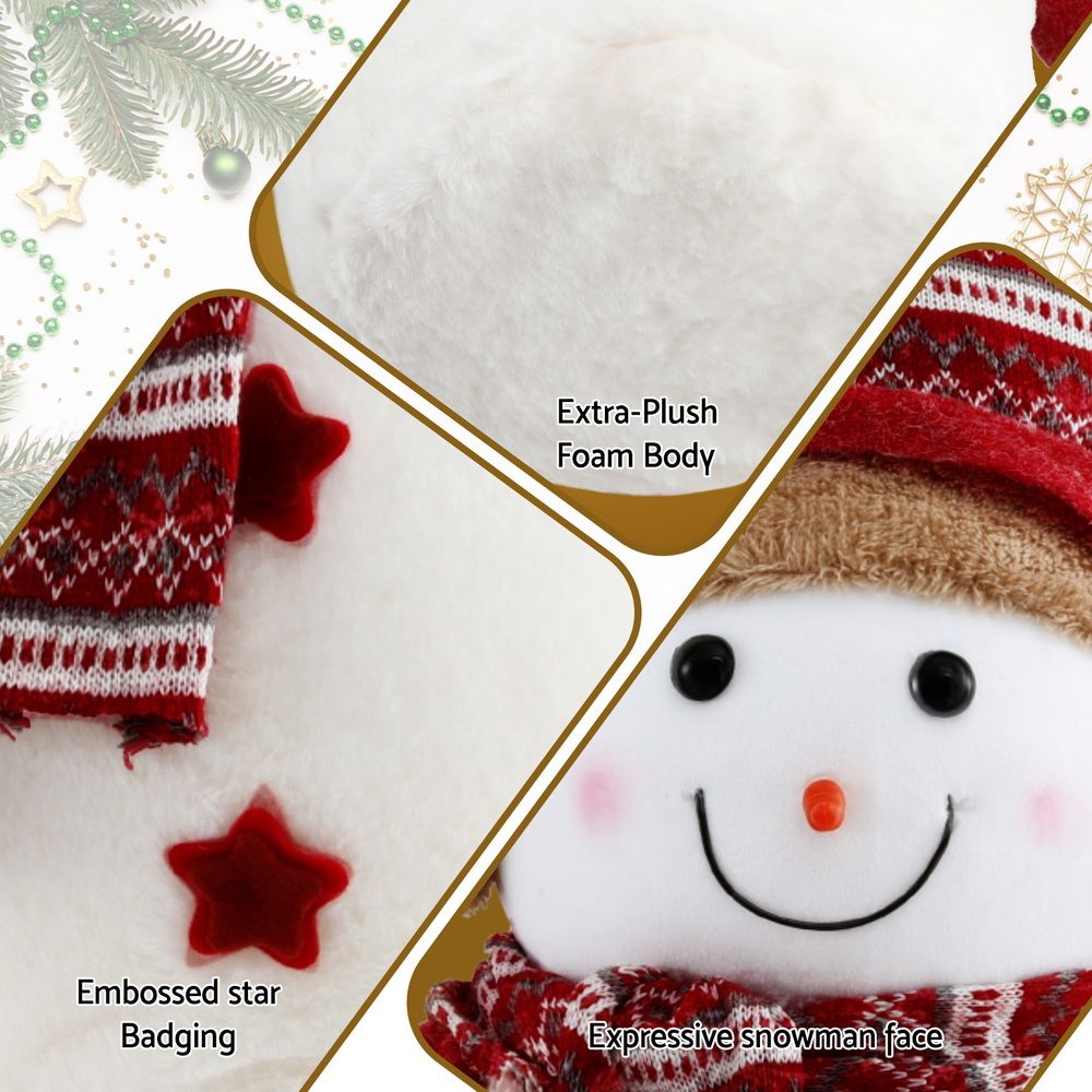 Jingle Jollys 60cm Christmas Snowman Decoration Handicraft Tabletop Ornaments
