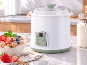 Devanti 2-in-1 Yoghurt Maker & Fermenter 2L w/ Greek Yoghurt Strainer Soft