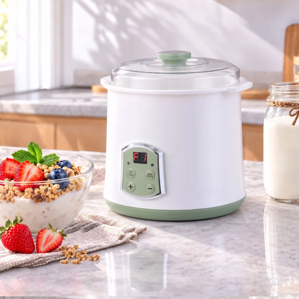 Devanti 2-in-1 Yoghurt Maker & Fermenter 2L w/ Greek Yoghurt Strainer Soft