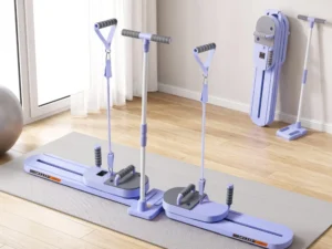 Everfit Abdominal Trainer Machine Core Glider Split Home Gym Equipment Purple