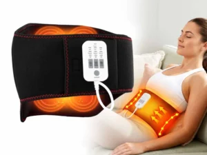 Livemor Back Massager for Sciatica Relief, Airbag Traction & Heat Lumbar Support