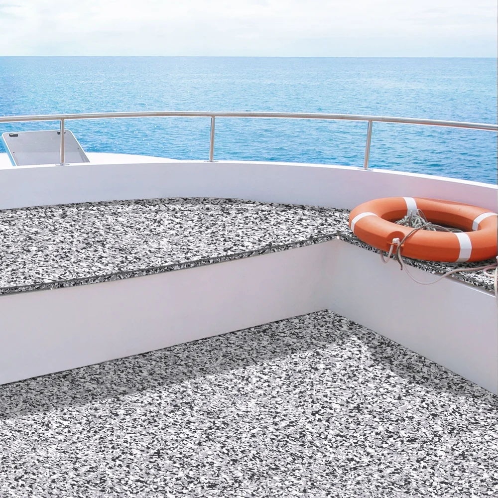 Seamanship EVA Foam Boat Flooring Decking Mat 240x90cm 6mm Snow Camo