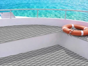 Seamanship EVA Foam Boat Flooring Deck Mat 240x90cm 6mm Diamond Light Grey