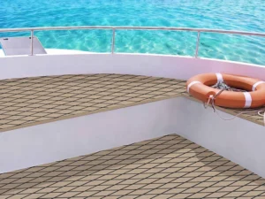 Seamanship EVA Foam Boat Flooring Decking Mat 240x90cm 6mm Diamond Taupe