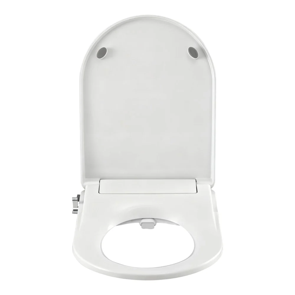 Cefito Non Electric Bidet Toilet Seat D-Shape Dual Nozzle Soft Close WaterMark