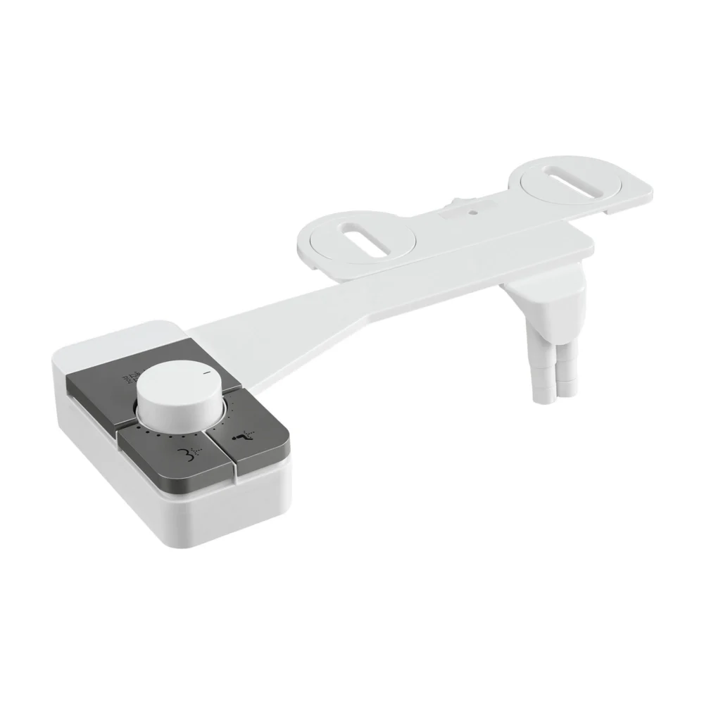 Cefito Non-Electric Ultra-Slim Bidet Attachment Detachable Bidet w/ Dual Nozzle