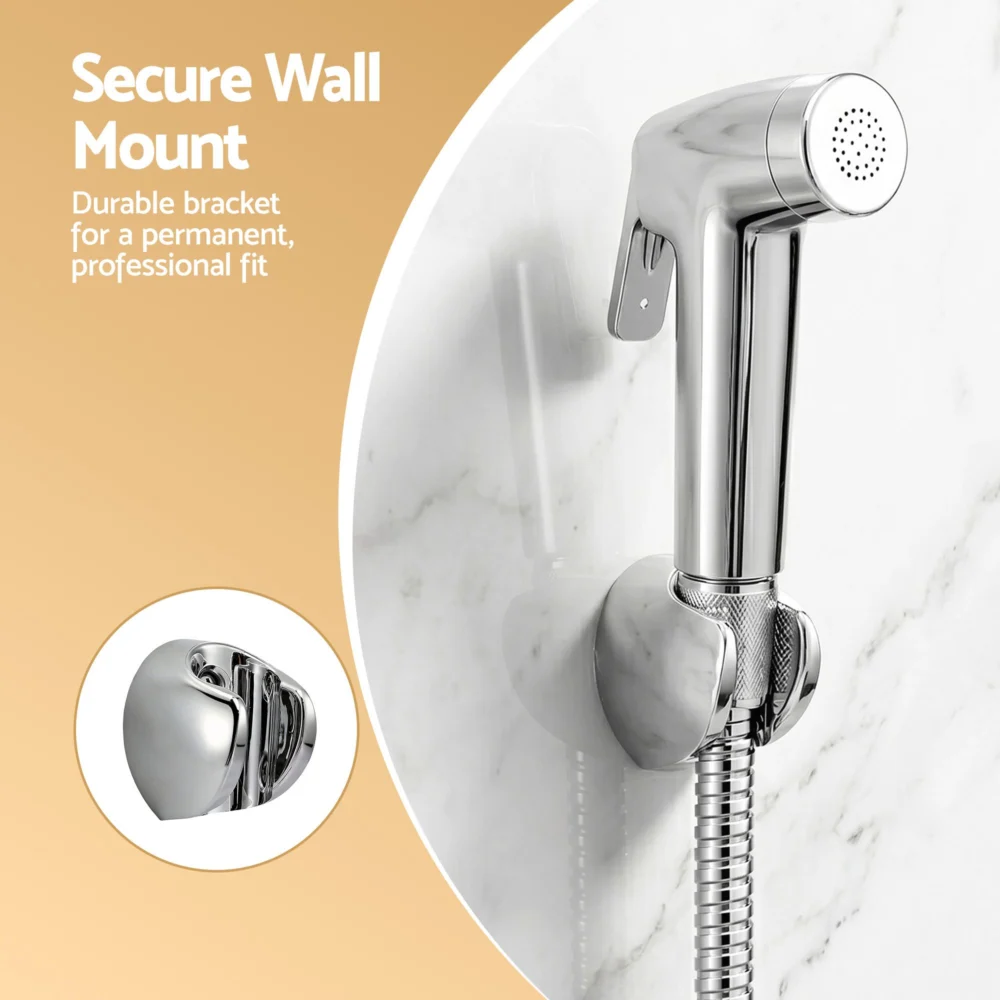 Cefito Handheld Bidet Sprayer for Toilet 1.5m Stainless Steel Hose Jet Spray for