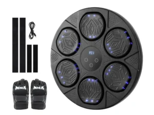 Everfit Music Boxing Machine Bluetooth Wall-Mounted Punch Target w/ LED Display