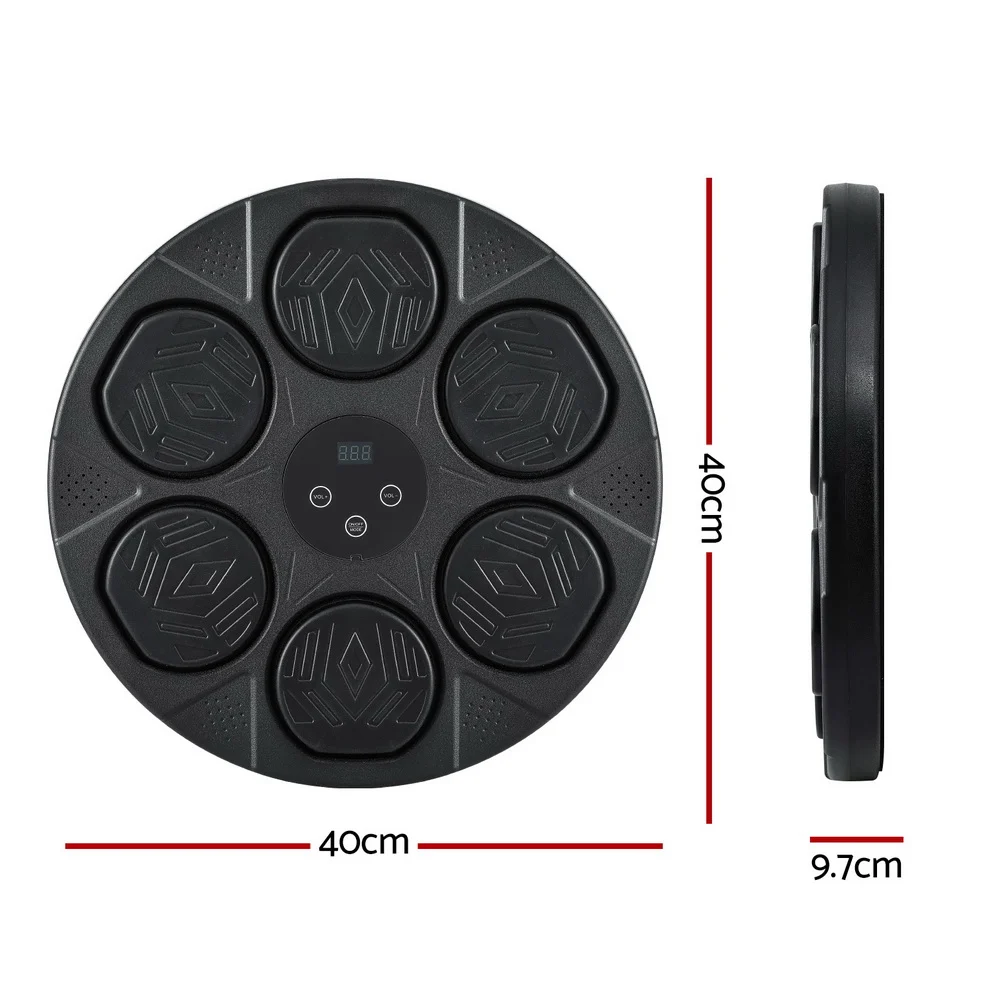 Everfit Music Boxing Machine Bluetooth Wall-Mounted Punch Target w/ LED Display
