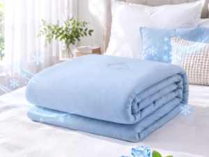 Giselle Cooling Blanket 140cm x 210cm Single Summer Quilt Sleepers Double Sided