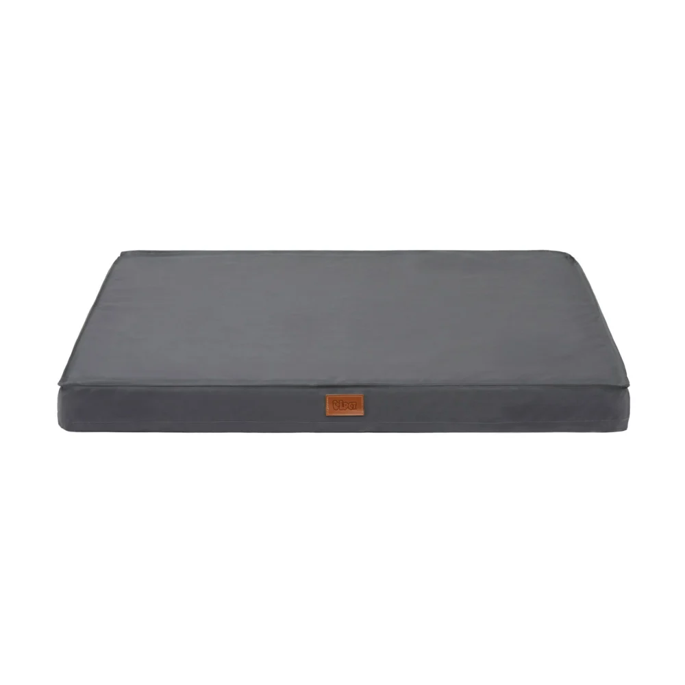 i.Pet Dog Bed Large Water-resistant Egg Crate Foam Orthopedic Pet Mat Grey