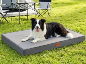 i.Pet Dog Bed XL Water-resistant Egg Crate Foam Orthopedic Pet Mat Grey