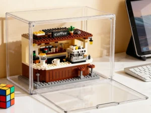 Artiss Clear Acrylic Display Case Dustproof Protection Box For Toys 27CM