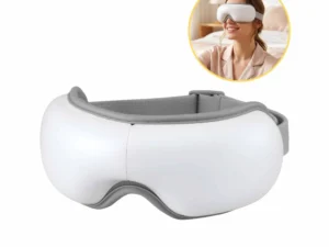 Livemor Eye Massager w/ Heat & Vibration | 180° Foldable Electric Eye Heat Mask