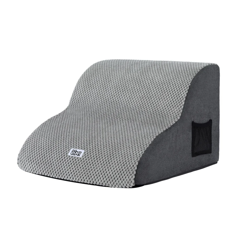 i.Pet Dog Ramp 2 Steps For Small Dogs Bed Sofa Car Foam Non-Slip Pet Cat Stairs