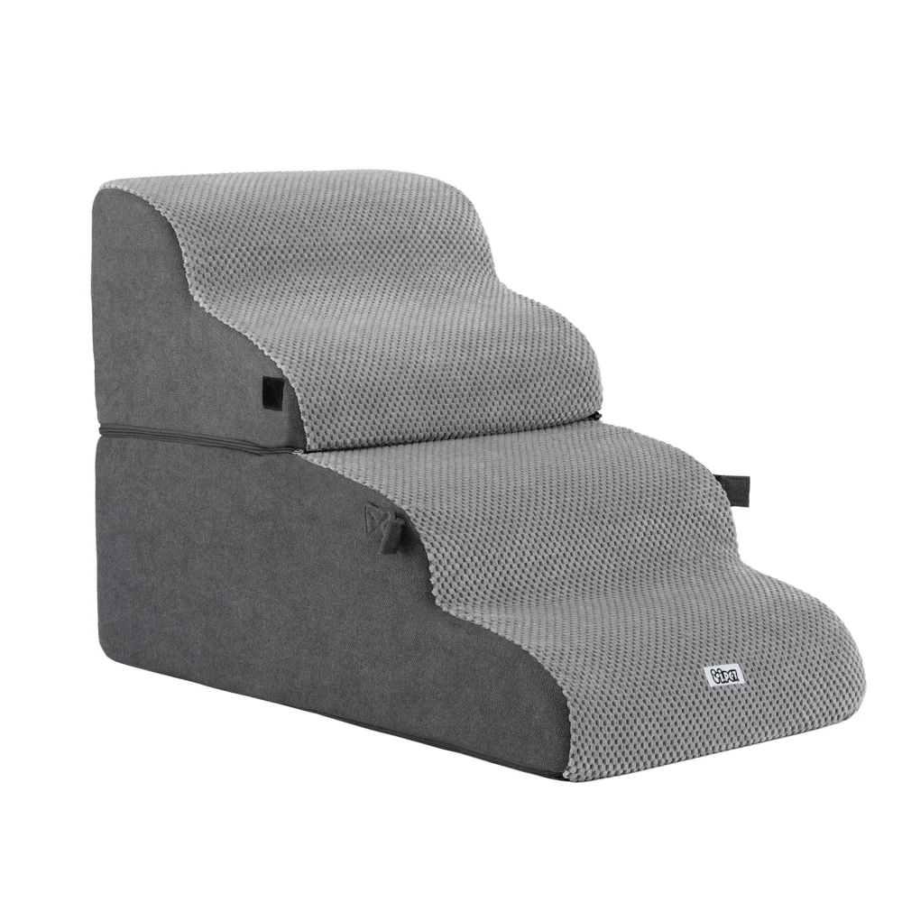 i.Pet Dog Stairs & Bed 2-in-1 Sofa Car Foam Non-Slip Washable Pet Stairs Indoor