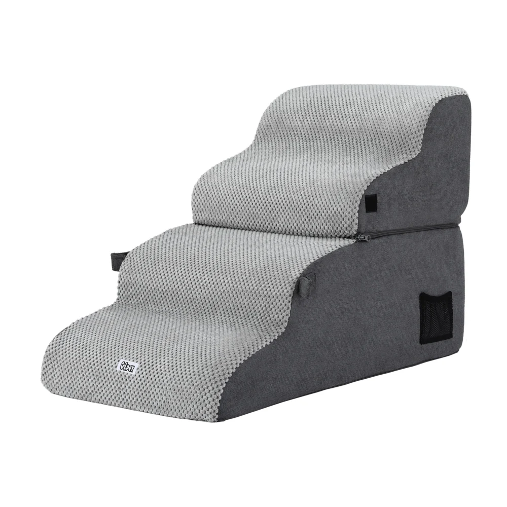 i.Pet Dog Stairs & Bed 2-in-1 Sofa Car Foam Non-Slip Washable Pet Stairs Indoor