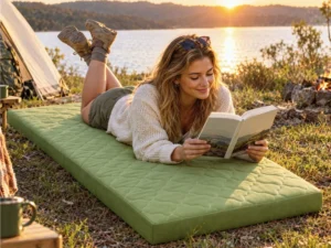 Giselle Folding Mattress Single 8cm Foldable Camping Travel Roll-Up Floor Bed