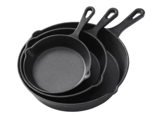 5-star chef Non Stick Frying Pan Cast Iron 3PCS
