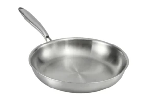 5-Star Chef 30cm Stainless Steel Frying Pan Uncoated Frypan w/ Tri-Ply Body