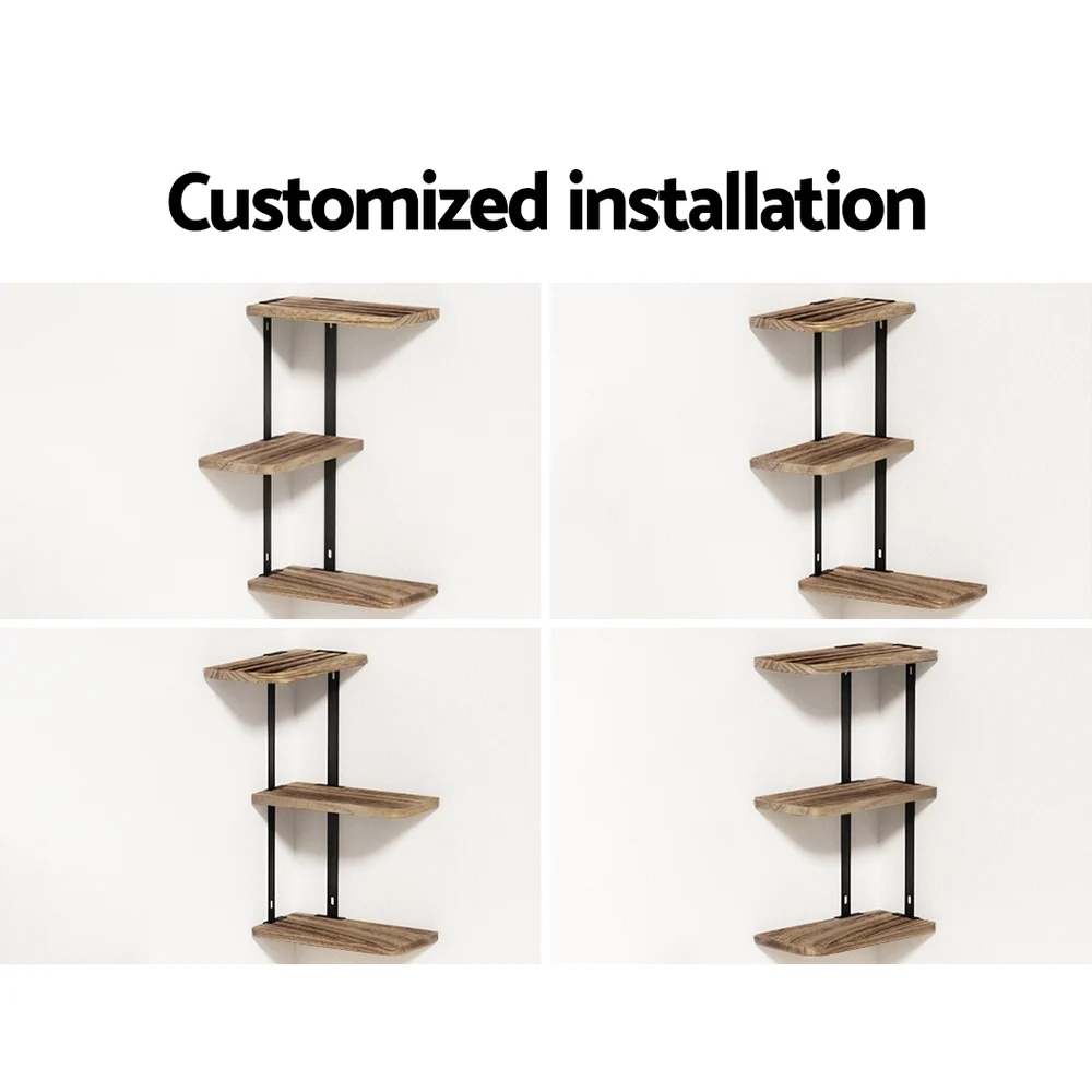 Artiss Floating Wall Shelf 3-Tier