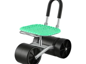 Gardeon Gardening Cart w/ 360° Swivel Seat | Rolling Work Seat w/ Adjustable