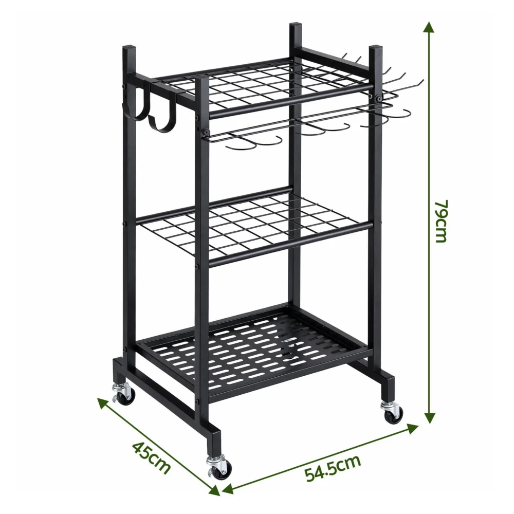 Gardeon Garden Tool Organizer with Wheels Heavy Duty Garage Yard Storage Cart