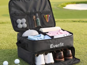 Everfit Golf Storage Bag 2-Tier Trunk Organizer w/ Ventilated Shoe Compartment