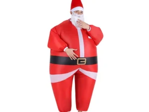 Inflatable Christmas Santa Claus Costume Adult Suit Blow Up Party Fancy Dress