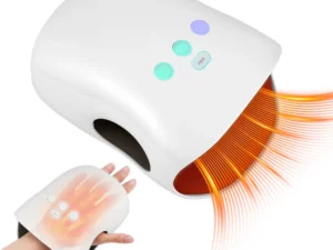 Livemor Hand Massager with Heat and Compression Cordless 3 Modes 3 Temperatures