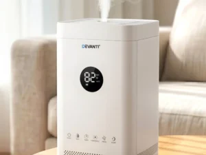 Devanti Ultrasonic Humidifier Air Purifier Top Fill Auto Humidity 3.5L White