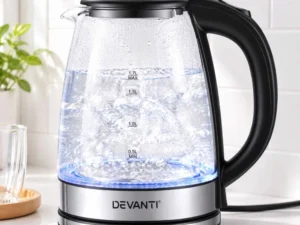 Devanti 1.7L Glass Electric Kettle