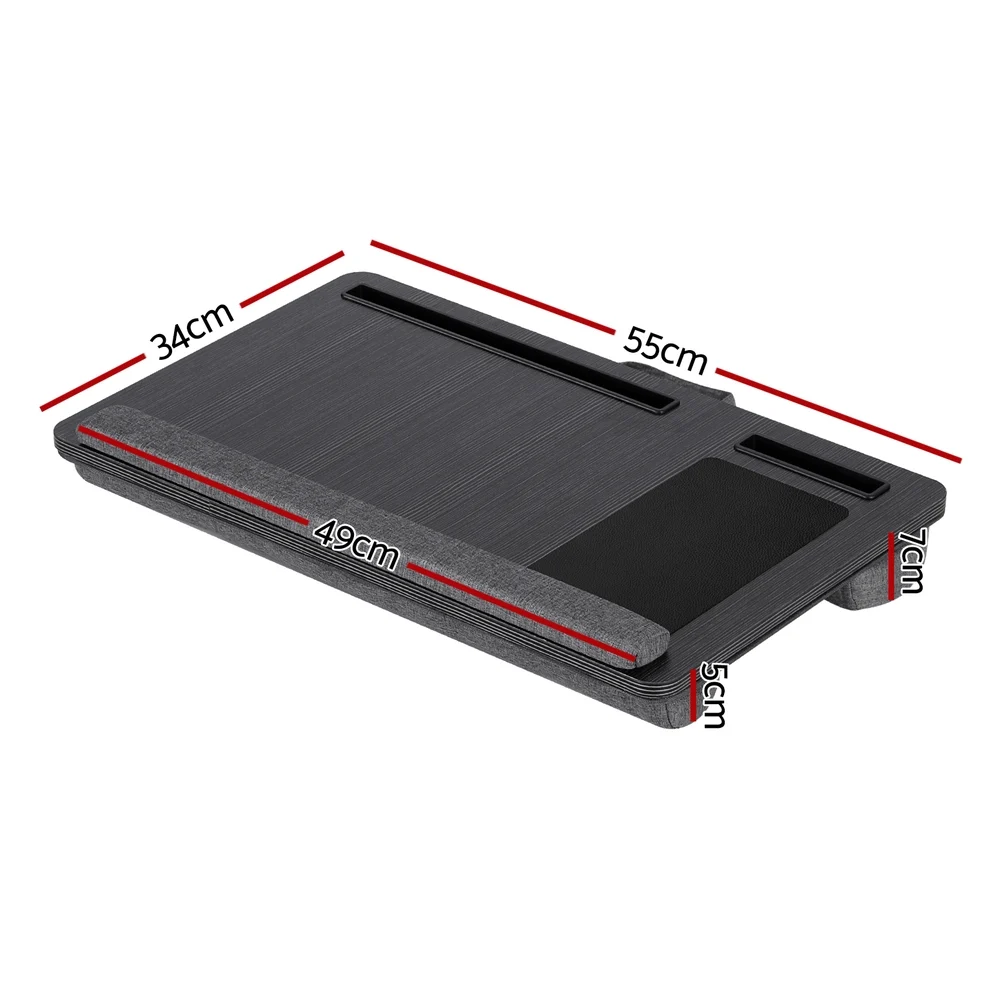 Artiss Lap Desk Laptop DeskS Portable w/ Wrist-rest Phone Slot Mouse Pad 55CM