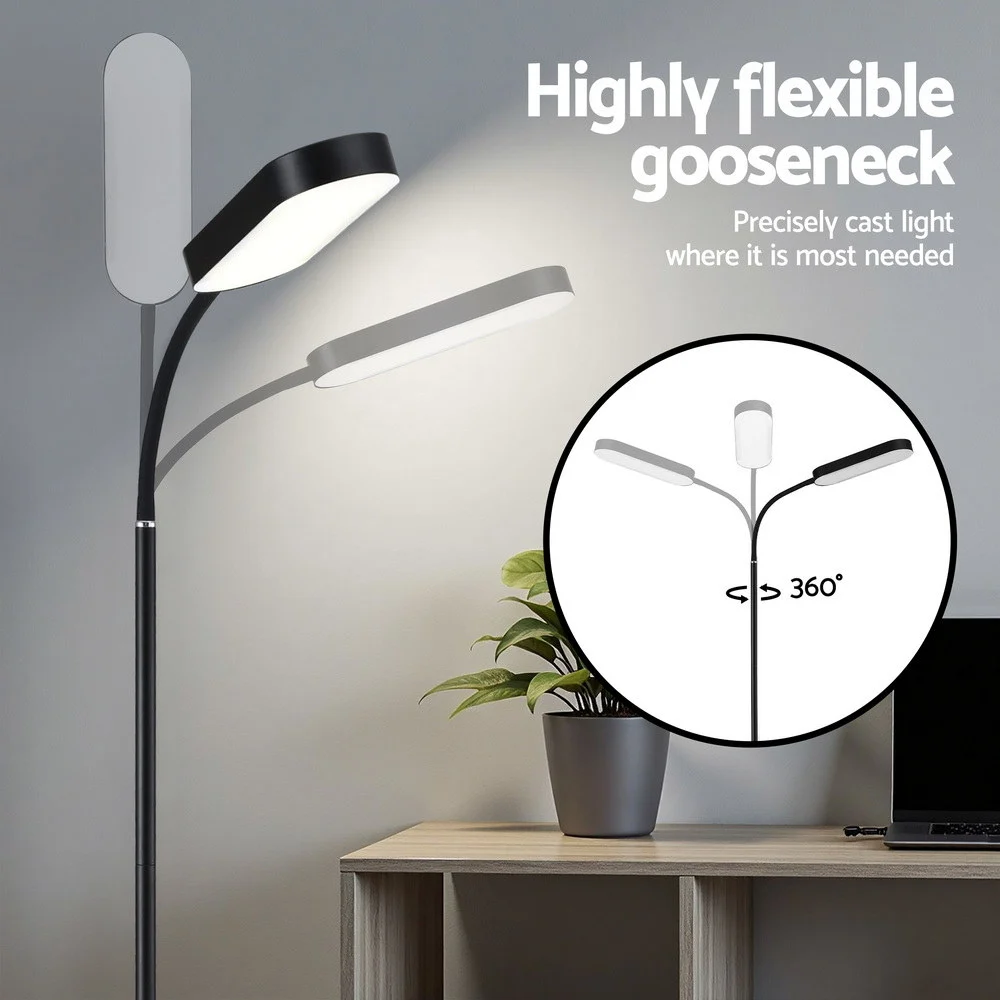 Artiss LED Floor Lamp w/ Remote Control & 4 Color Temperature Reading Living