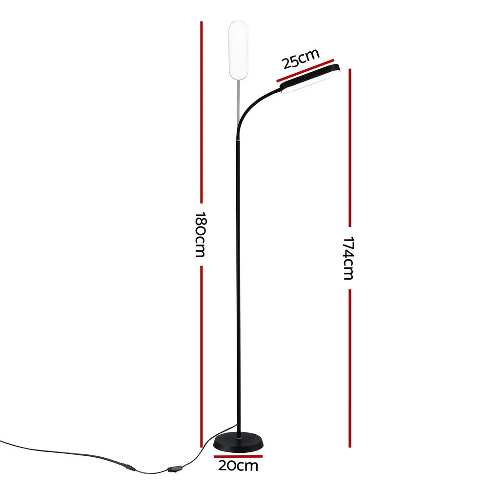 Artiss LED Floor Lamp w/ Remote Control & 4 Color Temperature Reading Living