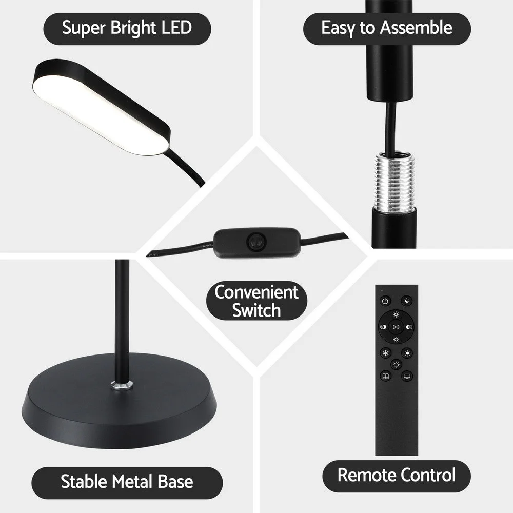 Artiss LED Floor Lamp w/ Remote Control & 4 Color Temperature Reading Living