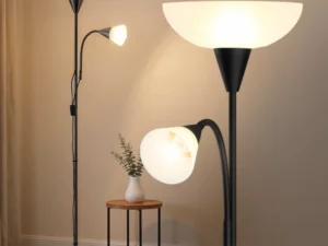 Artiss Floor Lamp Mother and Child Modern Home Living Room Office Reading Black