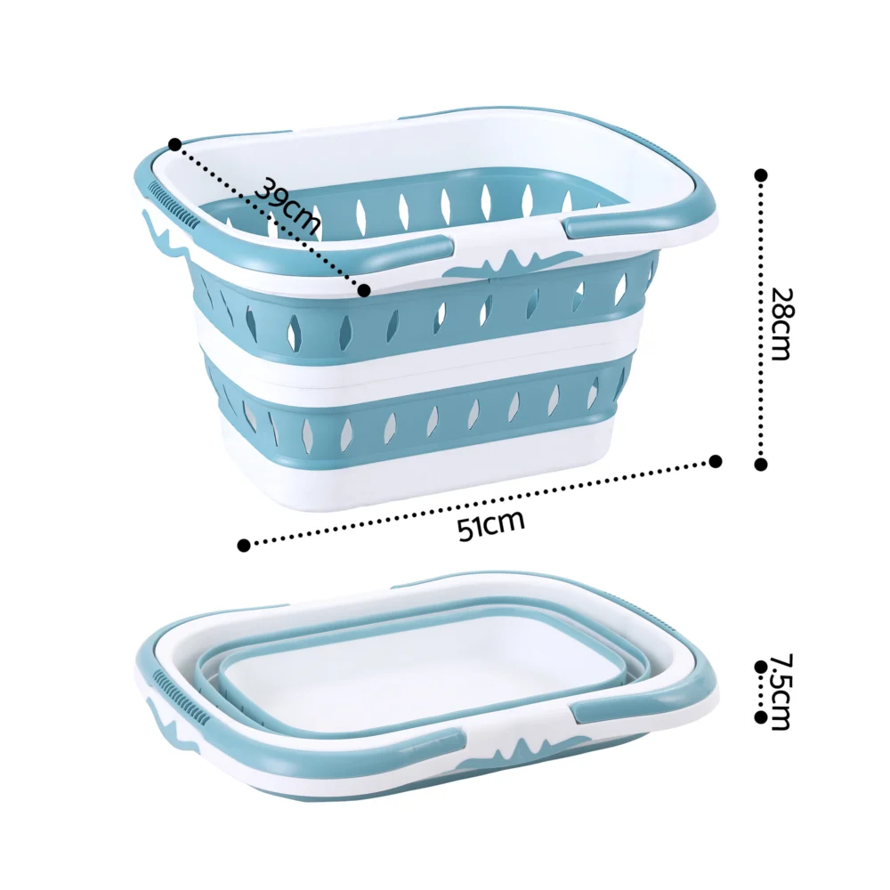 Artiss Laundry Basket Hamper Large Foldable Washing Clothes Storage Organiser
