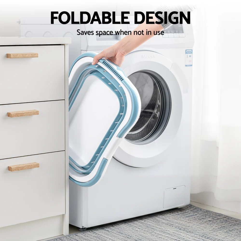 Artiss Laundry Basket Hamper Large Foldable Washing Clothes Storage Organiser