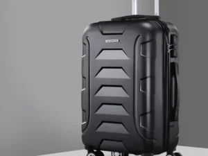 Wanderlite 20 Inch Luggage w/ Zipper Lock Travel Suitcase Carry On Hard Shell