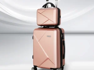 Wanderlite 2Set 20 Inch Luggage Case w/ 12 Inch Handheld Luggage Box Hard Shell