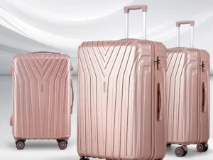 Wanderlite 3 Set Luggage 20-24-28 Inch Suitcase w/ TSA Lock Carry On Hard Shell