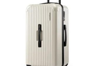 Wanderlite 28" Trunk Luggage Suitcase Travel 5 Wheels Type-C Port TSA Smoky