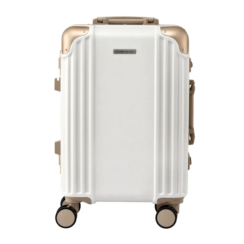 Wanderlite 20" Aluminium Frame Carry On Luggage Suitcase TSA Lock Spinner Wheels