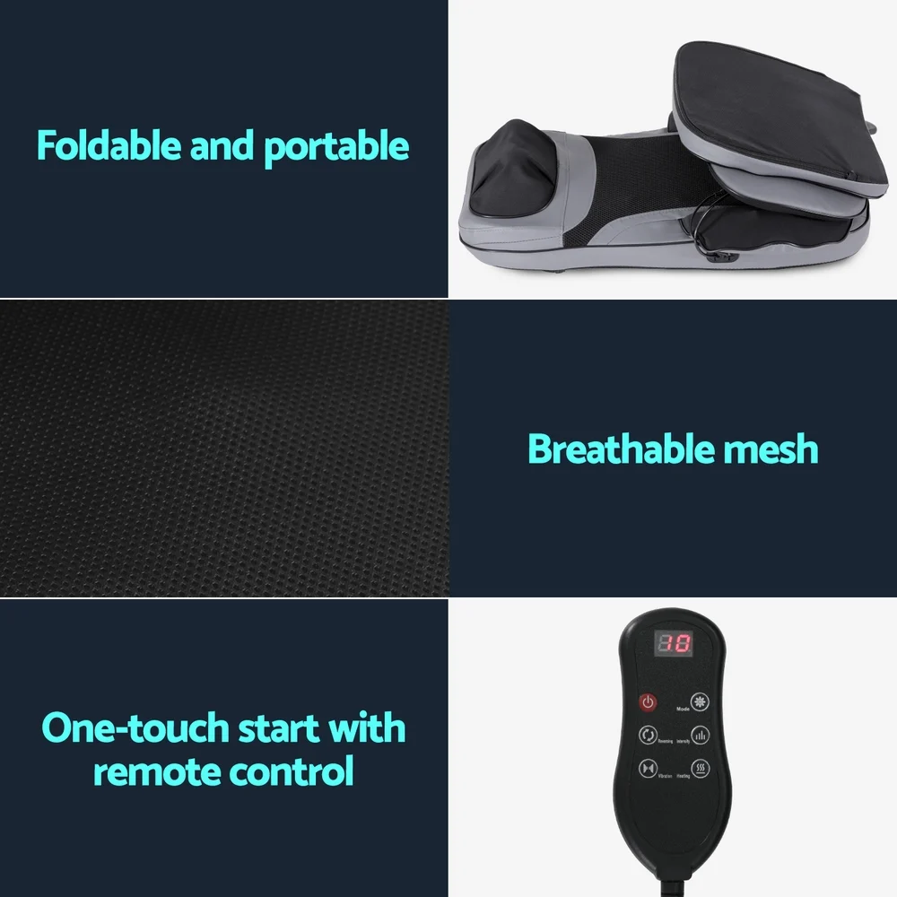 Livemor 8-nodes Full Back Massage Cushion Heating Massage Seats