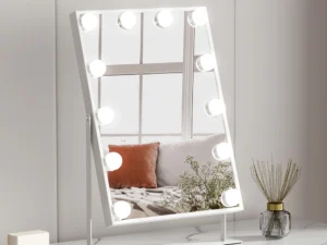 Embellir Bluetooth Makeup Mirror 30x40cm Hollywood Vanity with LED Light White