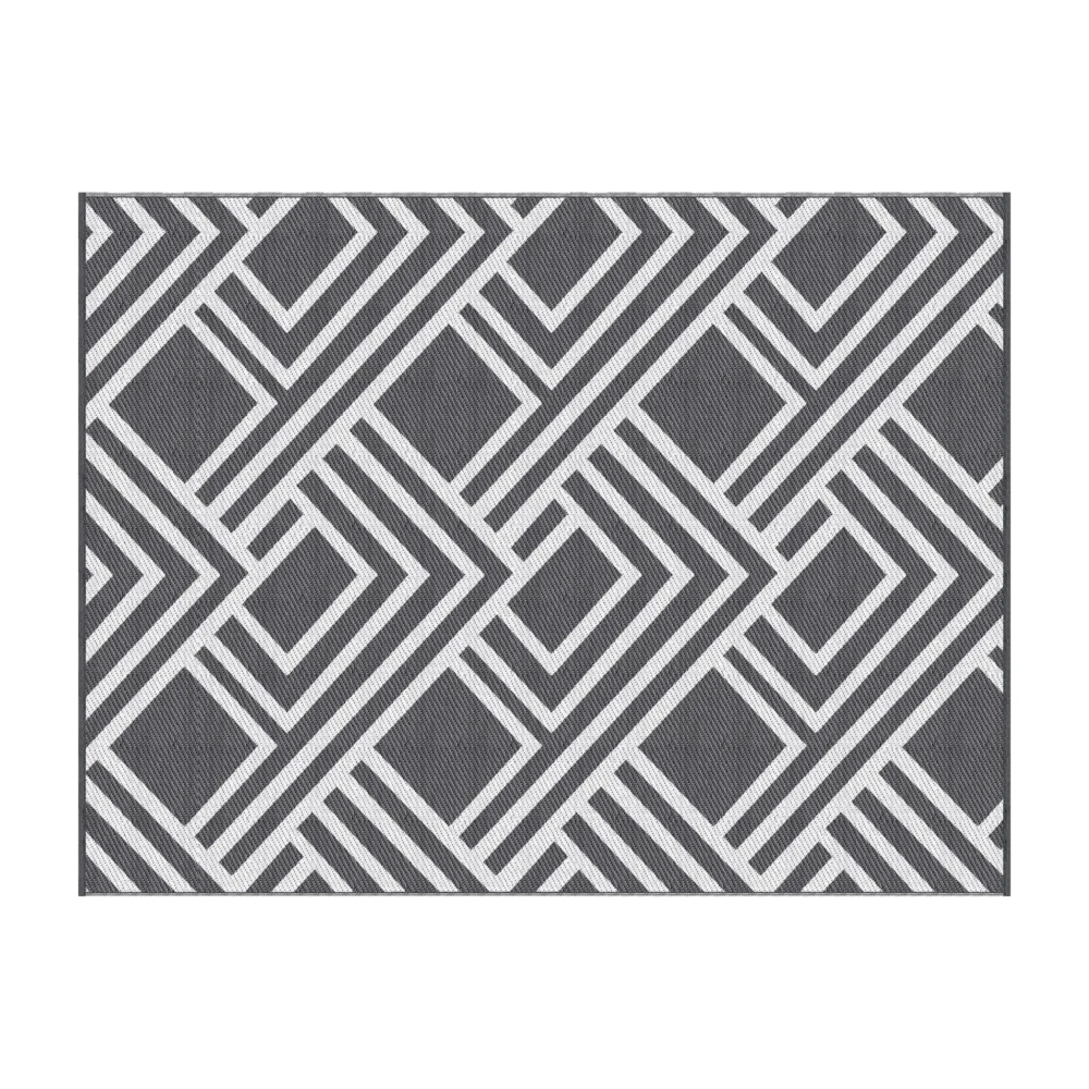 Gardeon Outdoor Rugs 274x366cm Reversible PP Dual-Sided Area Mat Large Carpet