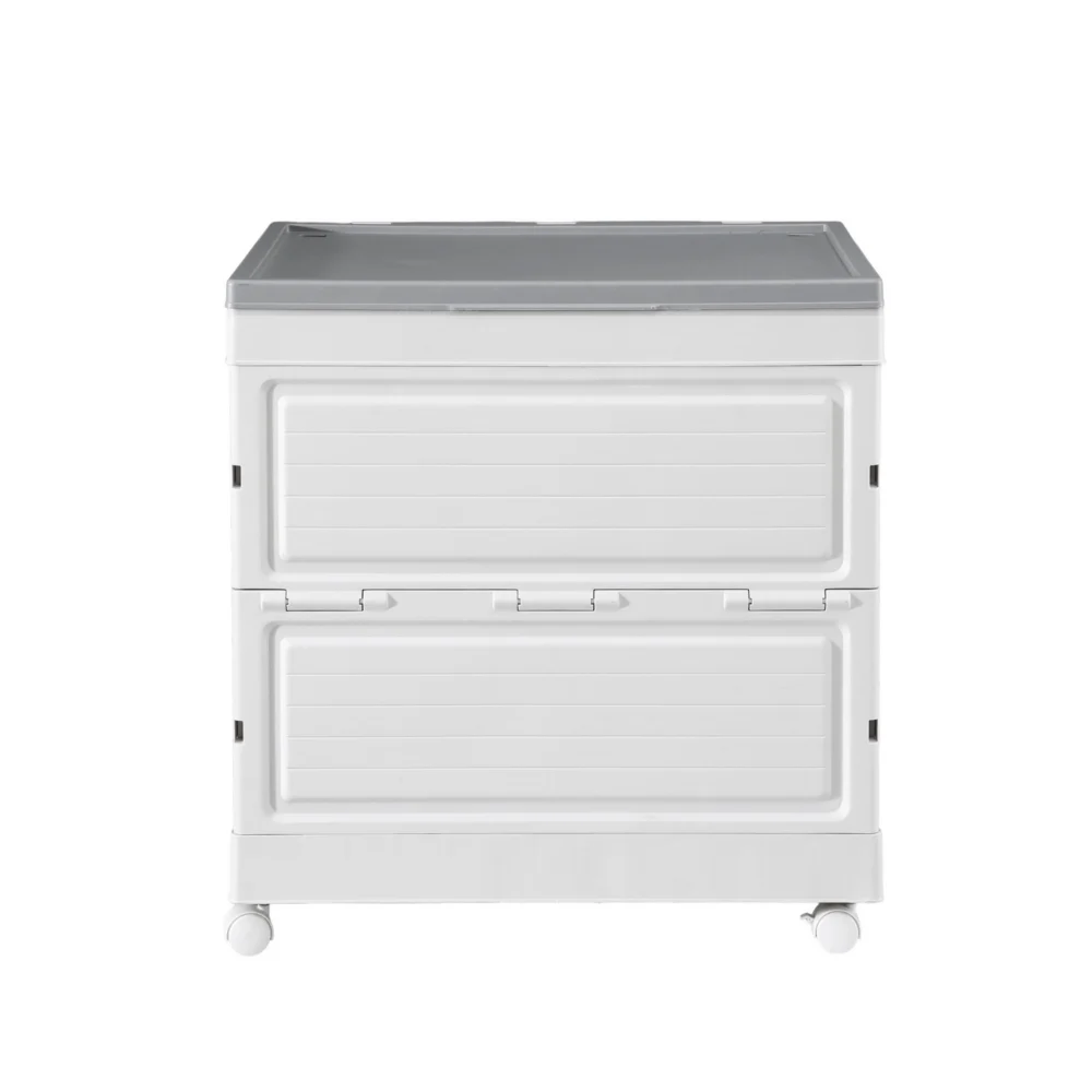 Gardeon 159L Outdoor Storage Box Stackable Cupboard Camping Organizer Wheels